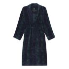 JACQUARD Velour bathrobe 